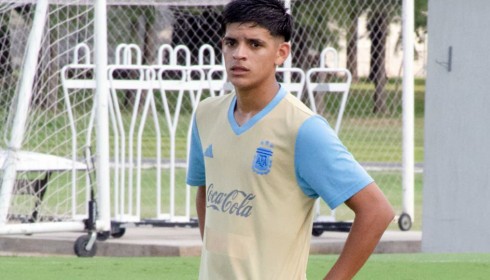 Bruno Aguirre en la Selección Argentina Sub 17